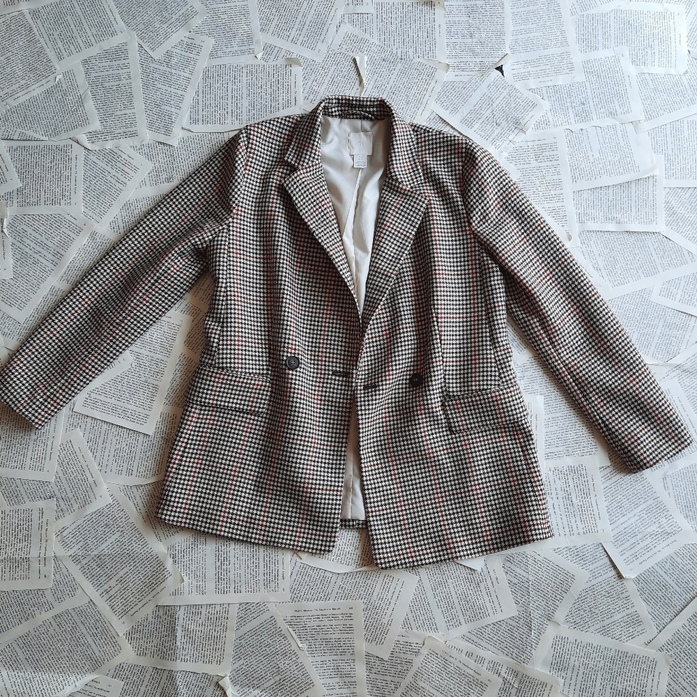 H&M Houndstooth Blazer